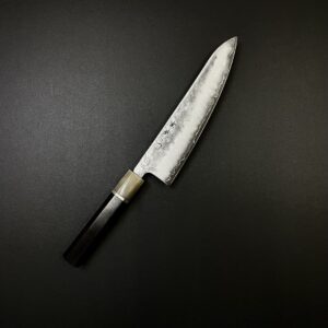 RÈN Genbu 玄武 Ginsan (Silver 3) Nashiji Gyuto 210mm