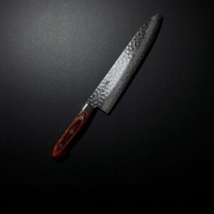 Kuranowa VG10 17 Layers Damascus Tsuchime Gyuto 210mm