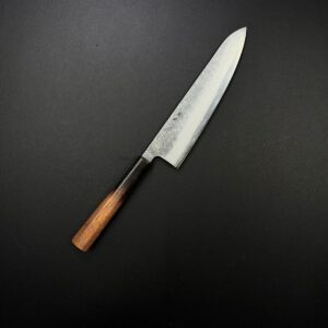RÈN Genbu 玄武 Ginsan (Silver 3) Nashiji Gyuto 210mm