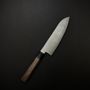 Kuranowa VG10 67 Layers Damascus Santoku 165mm